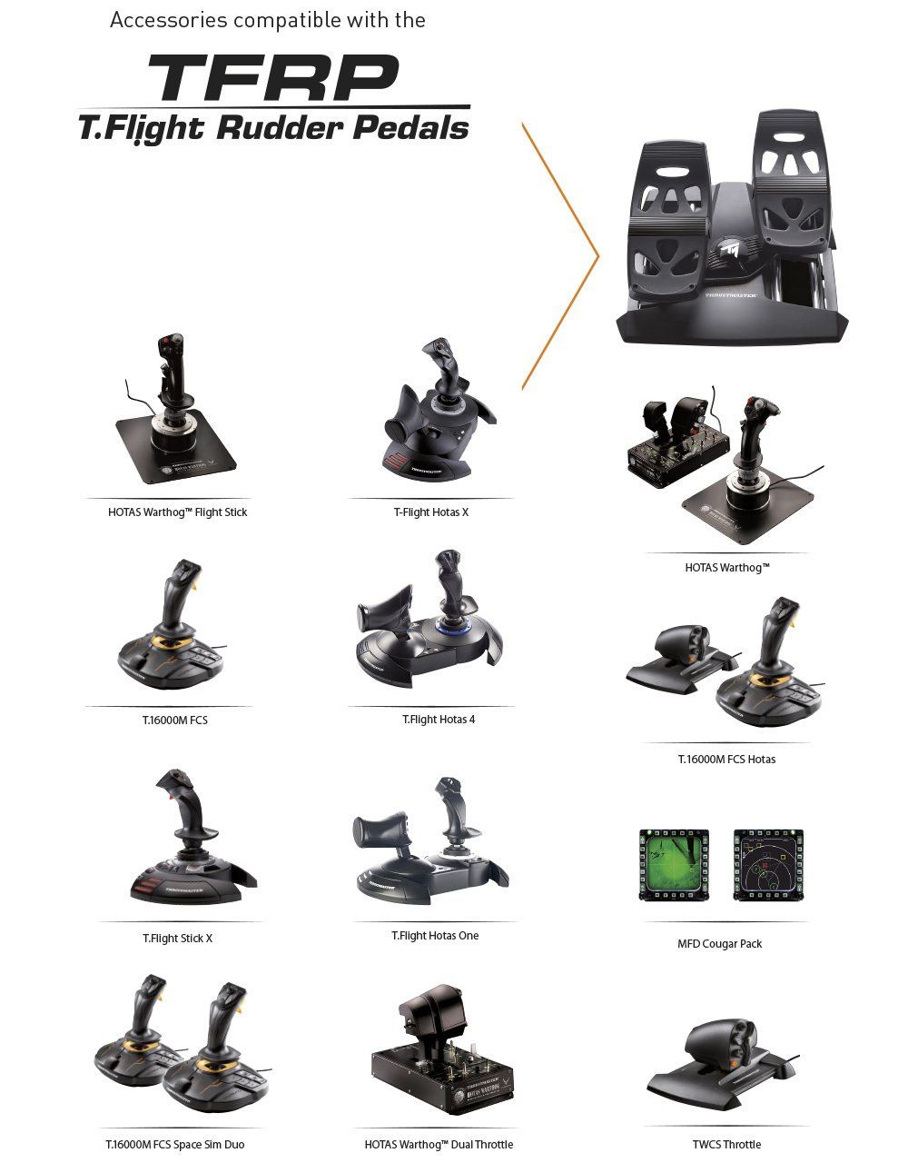 Thrustmaster Tflight Rudder Pedals Droidshopvn Vietnam 