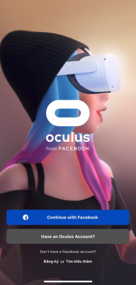Giao Diện ứng Dụng Oculus