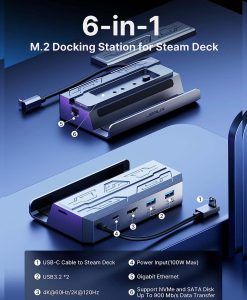 Steam Deck Dock M2 Jsaux