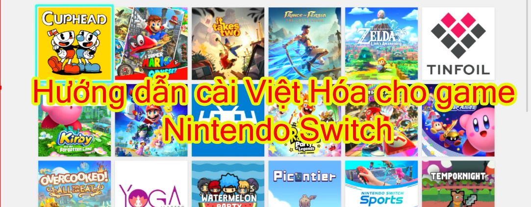 Hướng Dẫn Cài Việt Hóa Cho Game Nintendo Switch